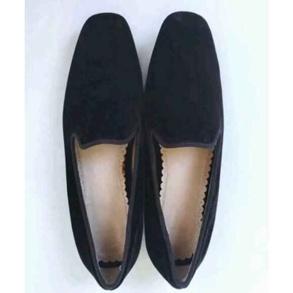 Lands End NEW Women's Dark Chocolate Brown Velvet Loafers Driving Shoes 6B - Picture 3 of 12